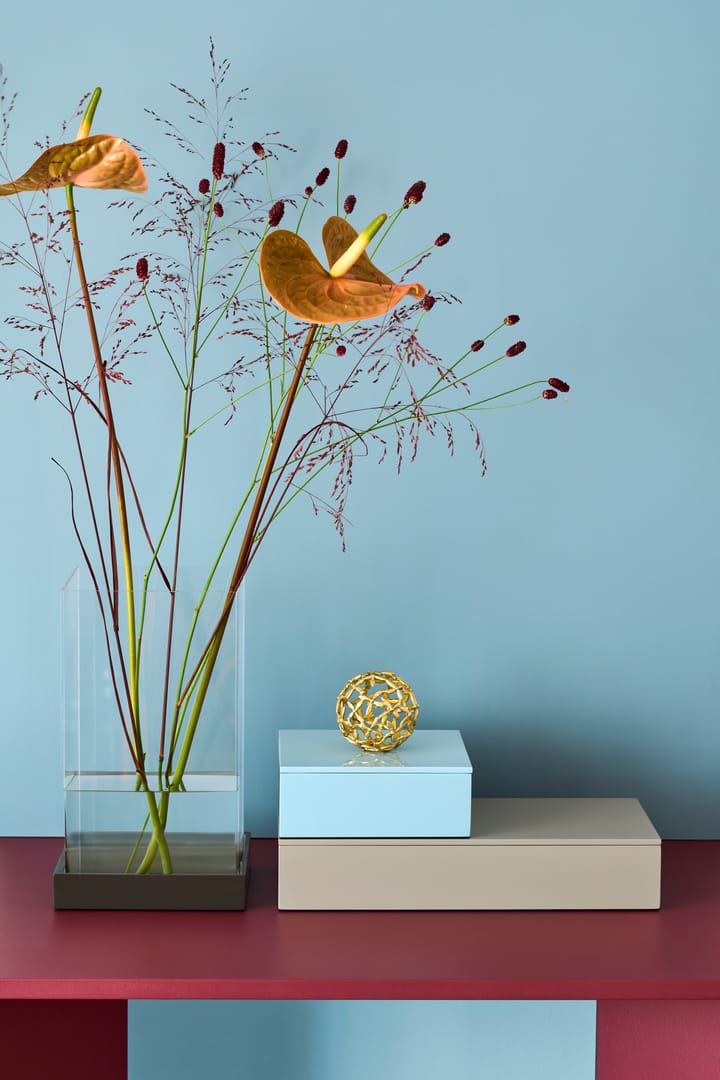 Lux lacquered storage box 38x19x7 cm, Fawn Mojoo
